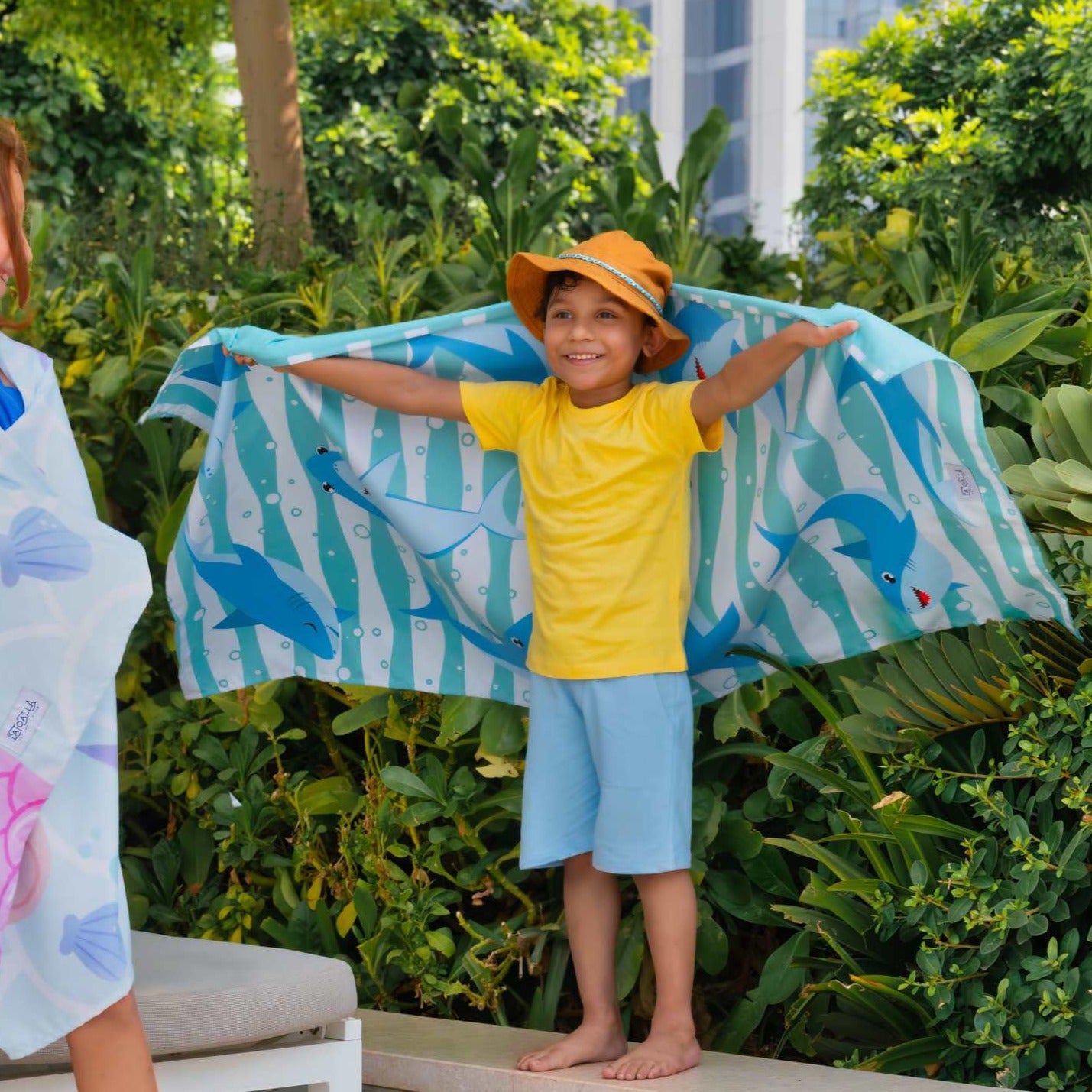 Kids Beach Towel - Fin-tastic